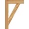 Ekena Millwork Traditional Block Rough Sawn Bracket, Western Red Cedar, 4"W x 22"D x 34"H BKT04X22X34TRA05RWR - alternate 3